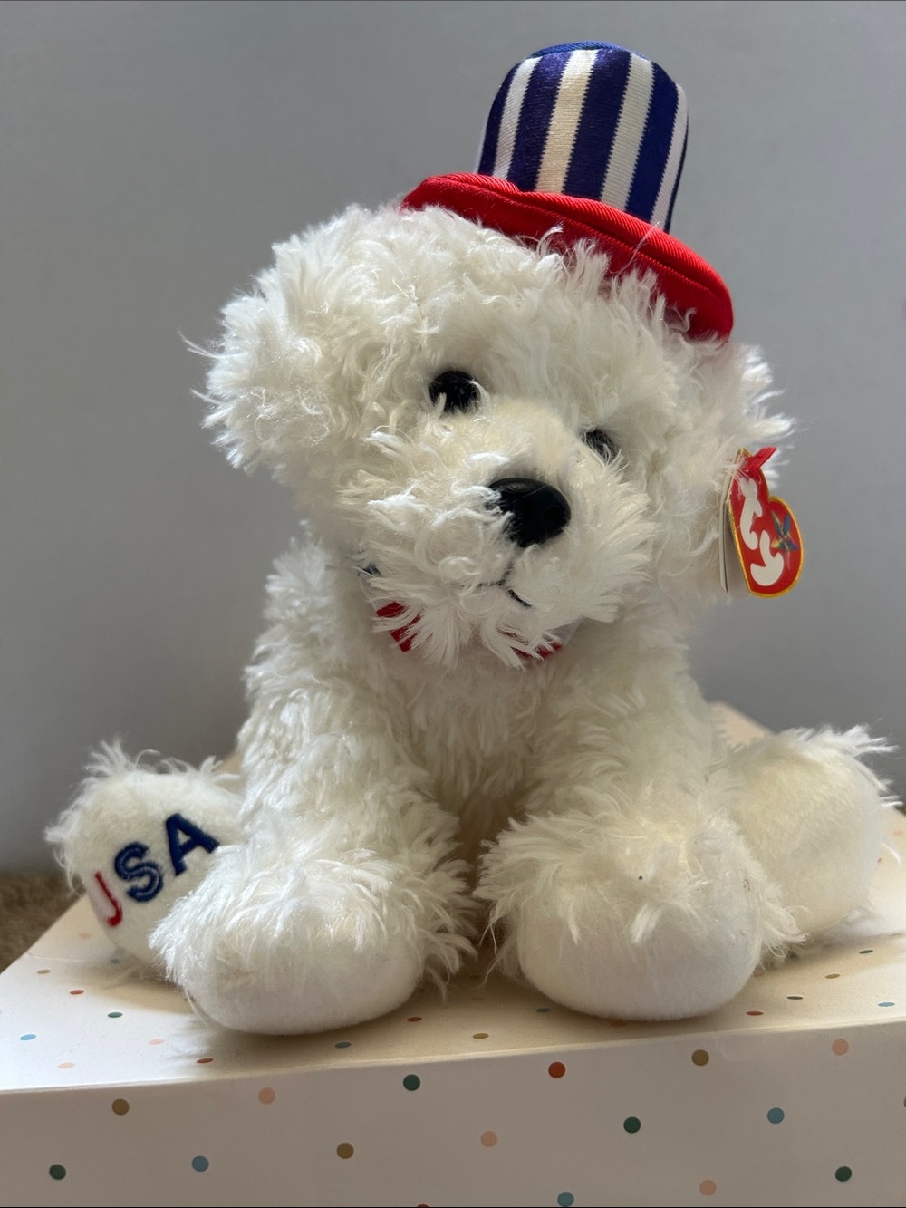 Ty Patriotic First Dog from the Beanie buddies collection